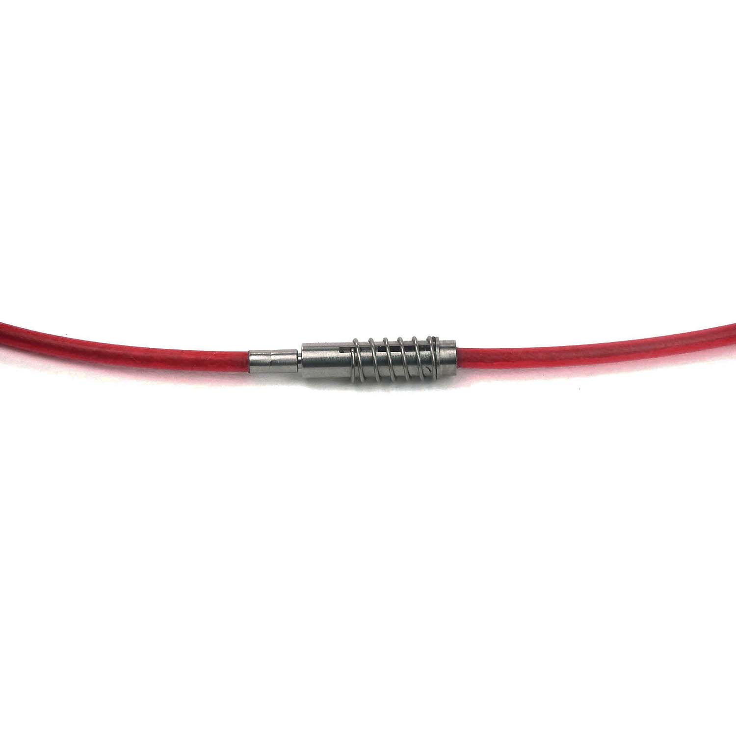 324951vNUsrG1u6gtDz Bunz Halsreif Silikon rot 1,5 mm