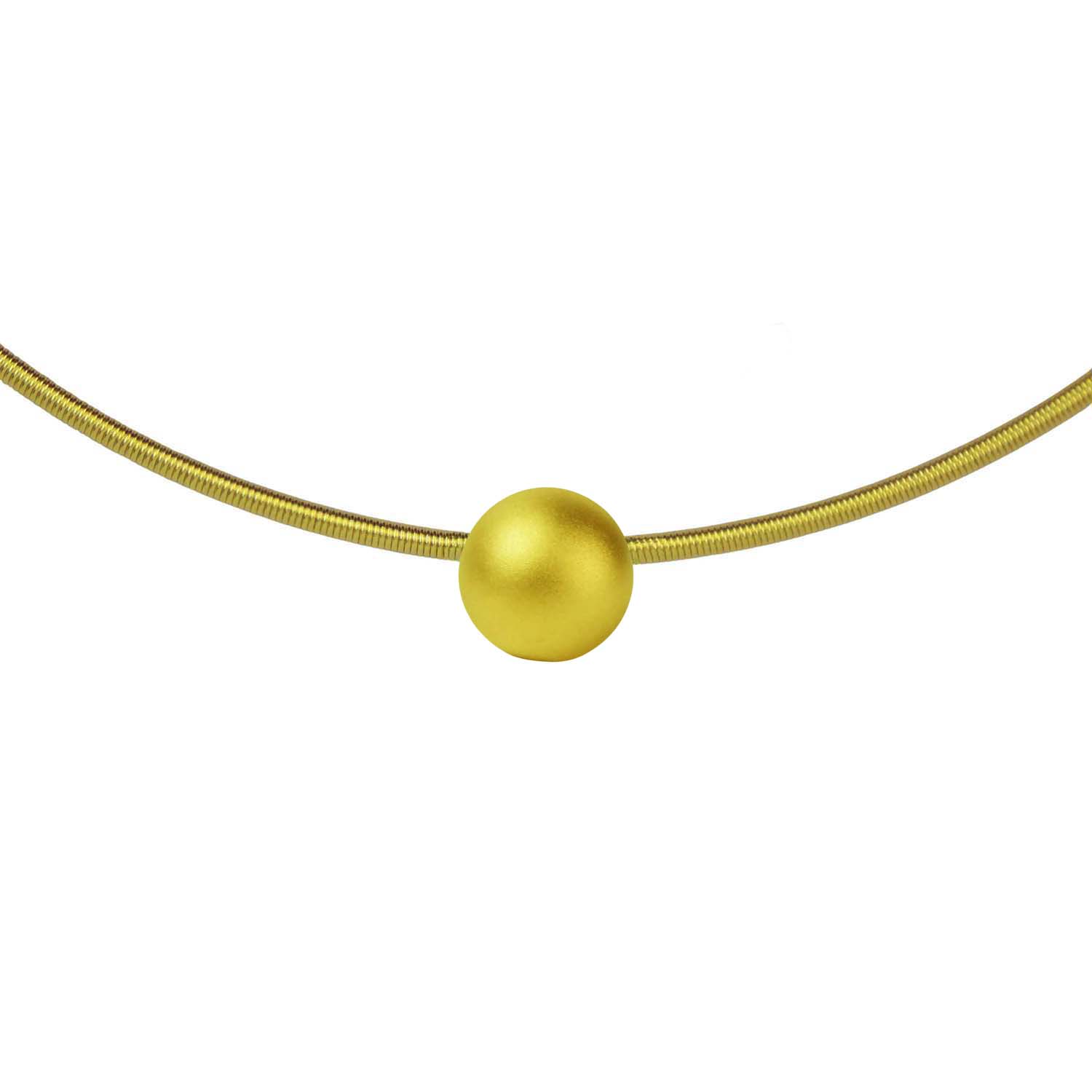 713318-1 Bunz Kugel 6 mm Gelbgold 750/000 matt