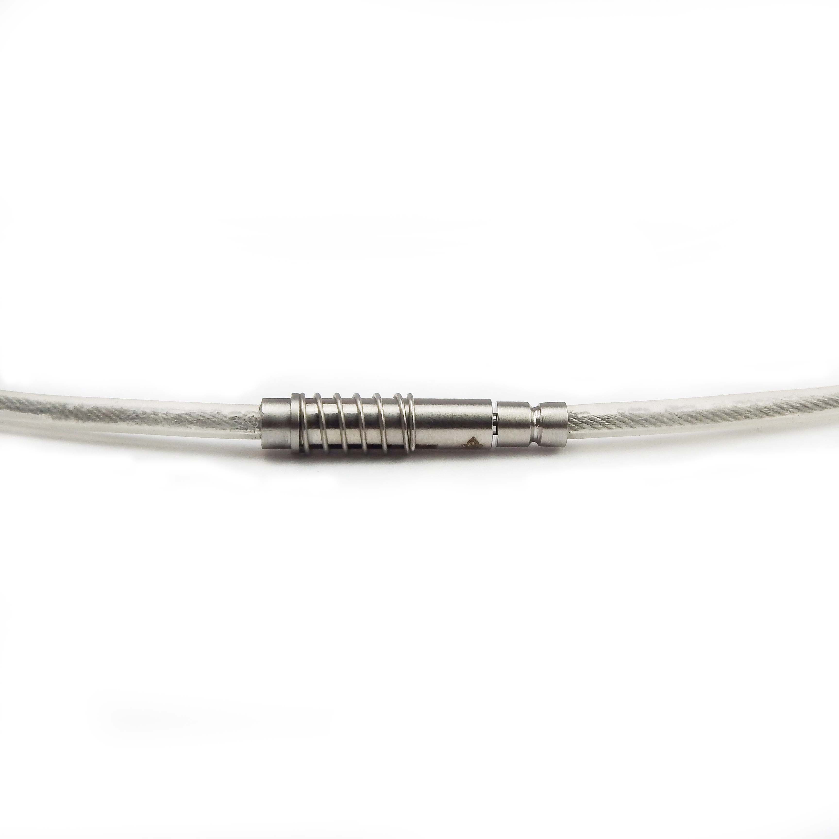 325243 Bunz Halsreif Silikon transparent 2 mm