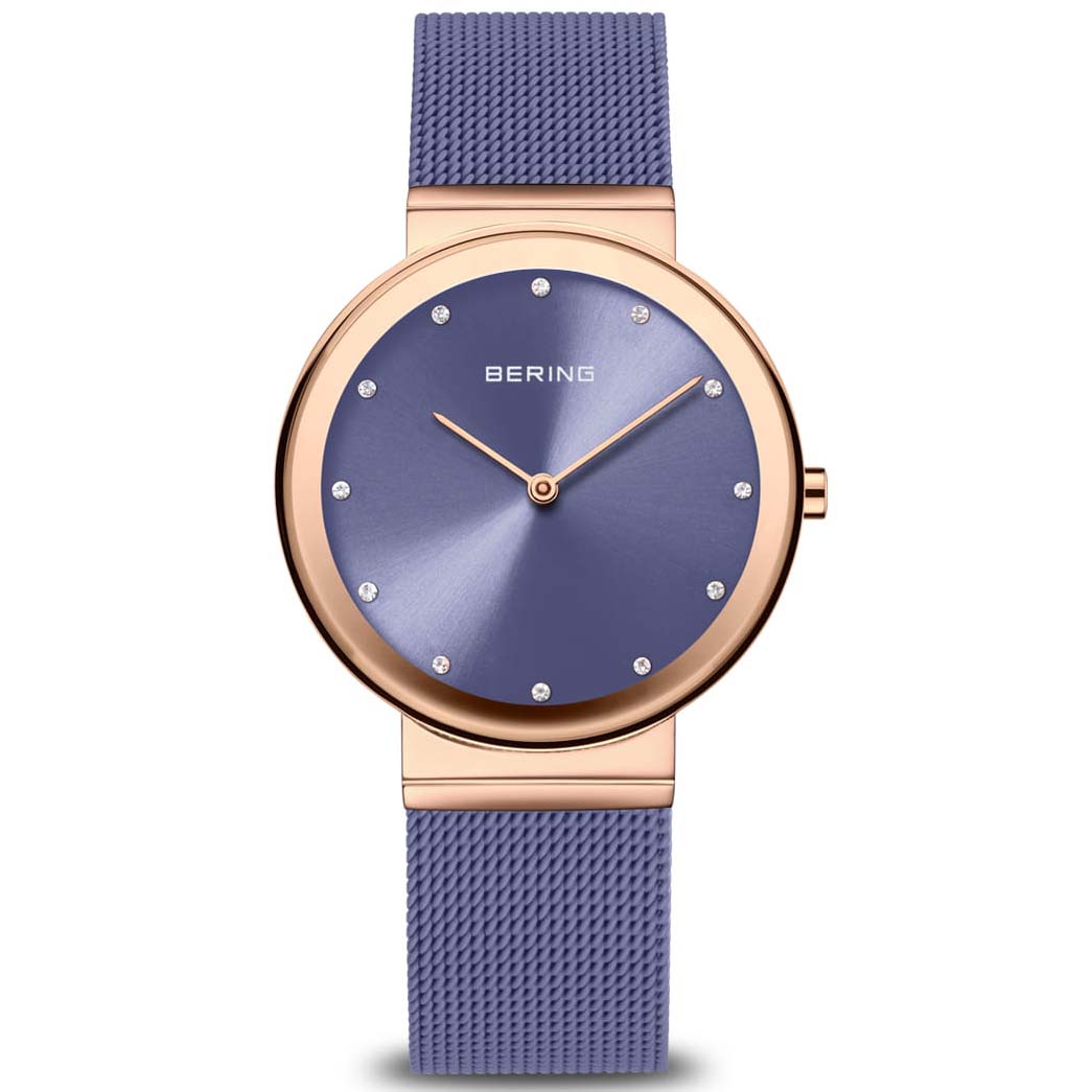 Bering Damenuhr Classic mit Swarovski-Steinen