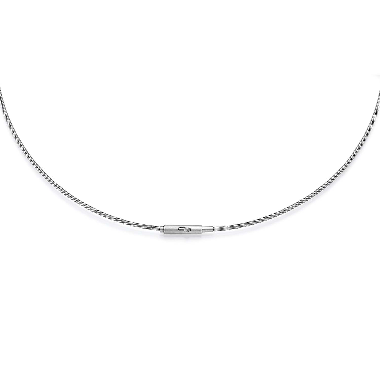 925010-1 Bunz Halsreif Platin 950/000 1,25 mm stark 38 cm lang