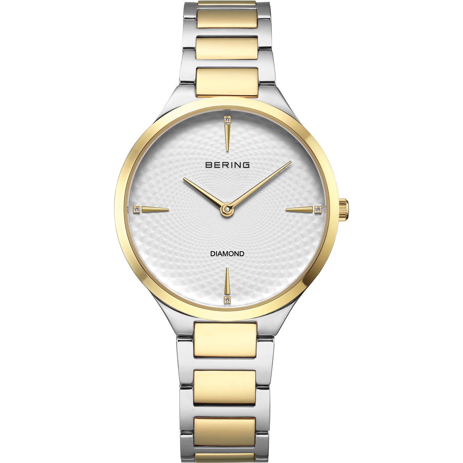 Bering Damenuhr mit Diamant