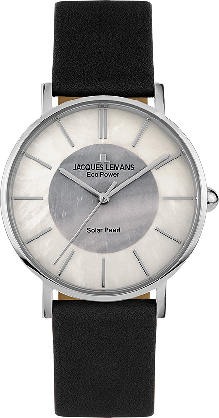 Jacques Lemans Damenuhr Eco Power Solar Pearl 1-2112A