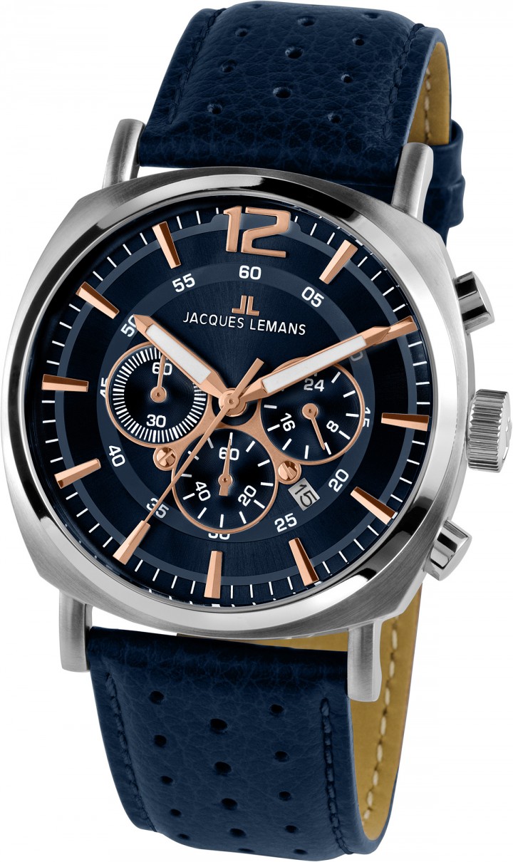 Jacques Lemans Herrenuhr Chronograph Lugano