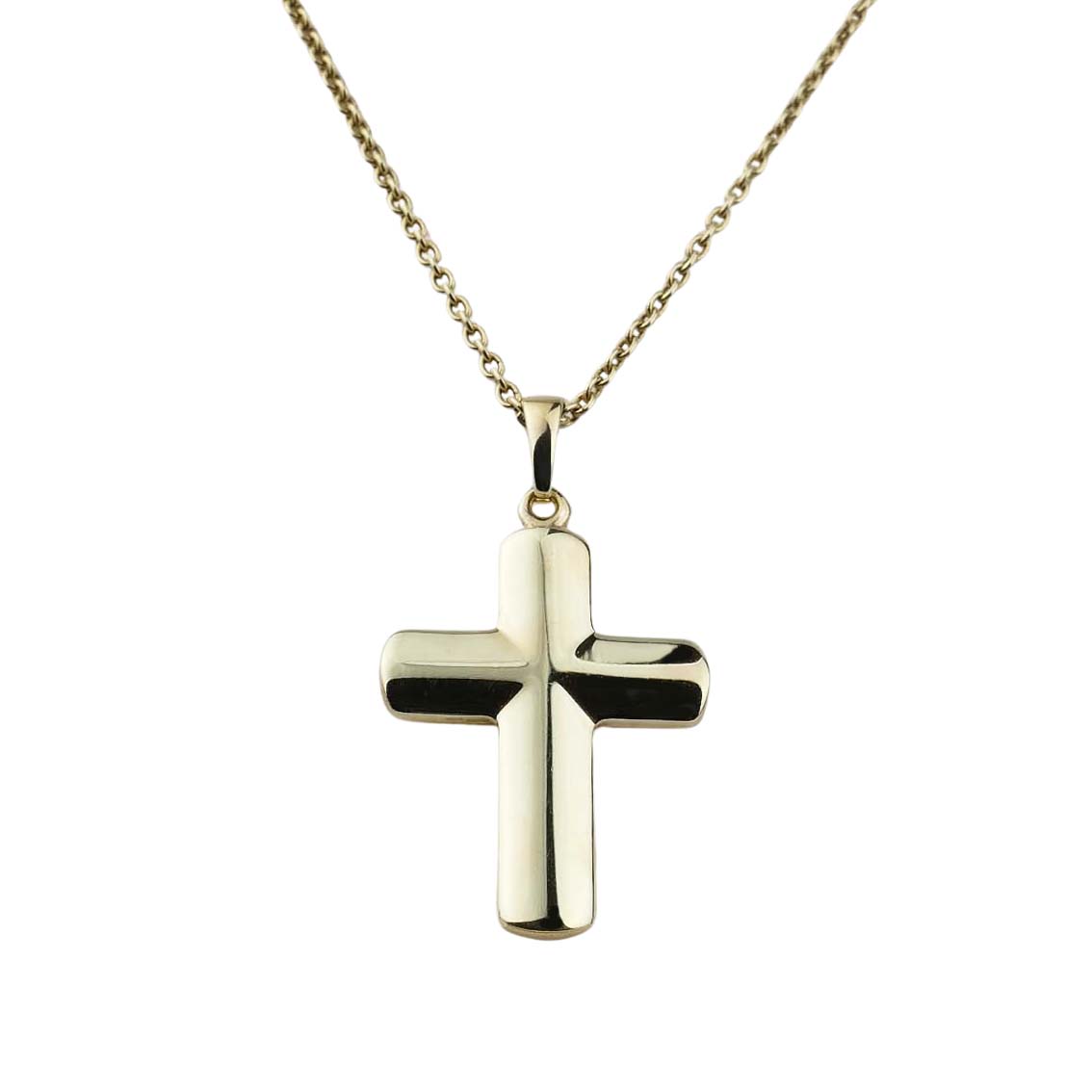 Massives Kreuz Gelbgold 585/000