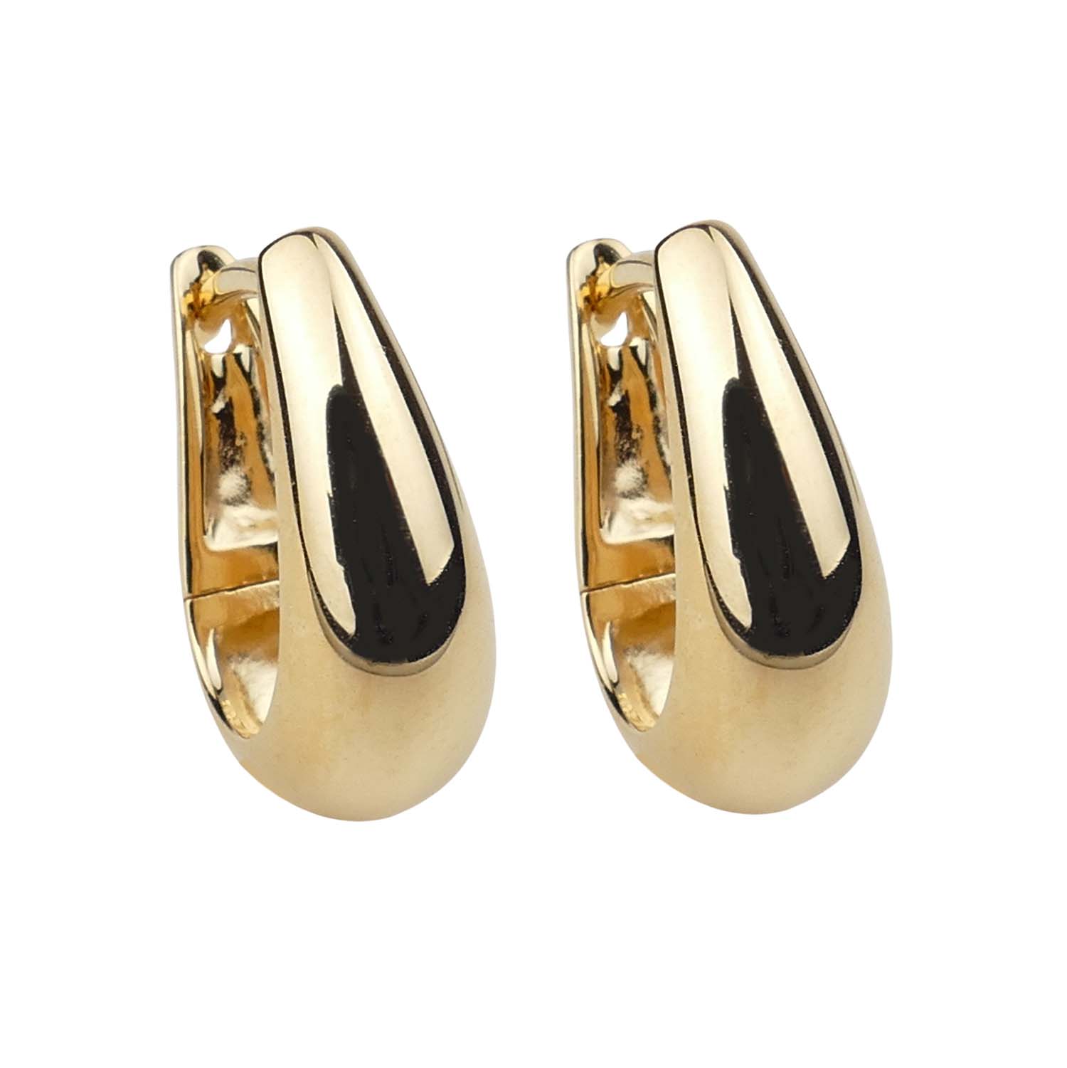 Ratius Creolen aus goldplattiertem Silber