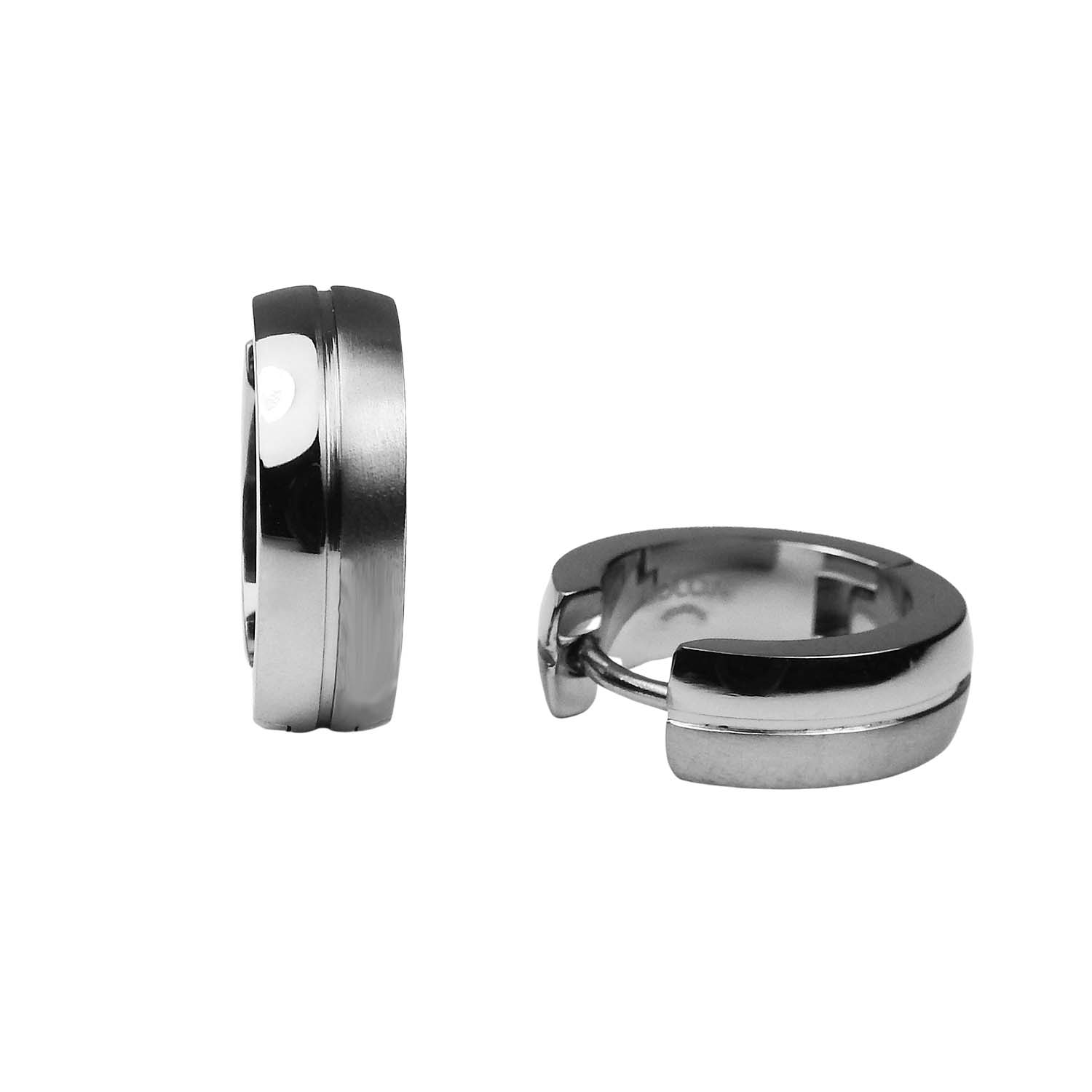 0539-05 Boccia Titanium nickelfreie Creolen aus Titan