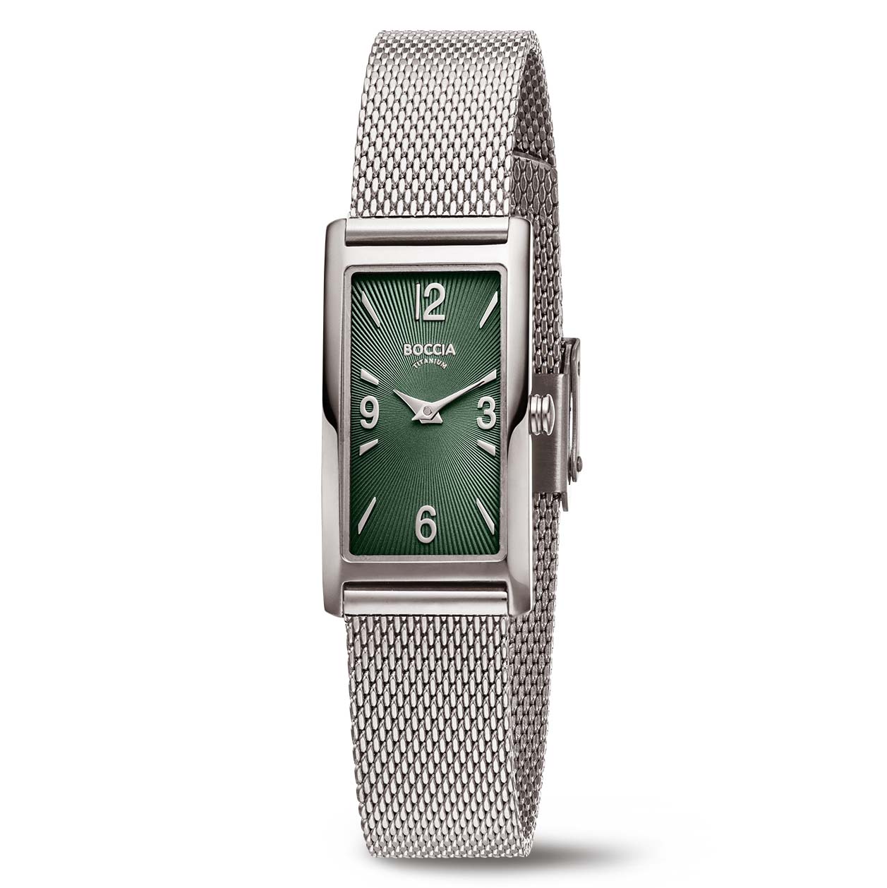 Boccia nickelfreie Damenuhr aus Titan Edelstahlband Quartz