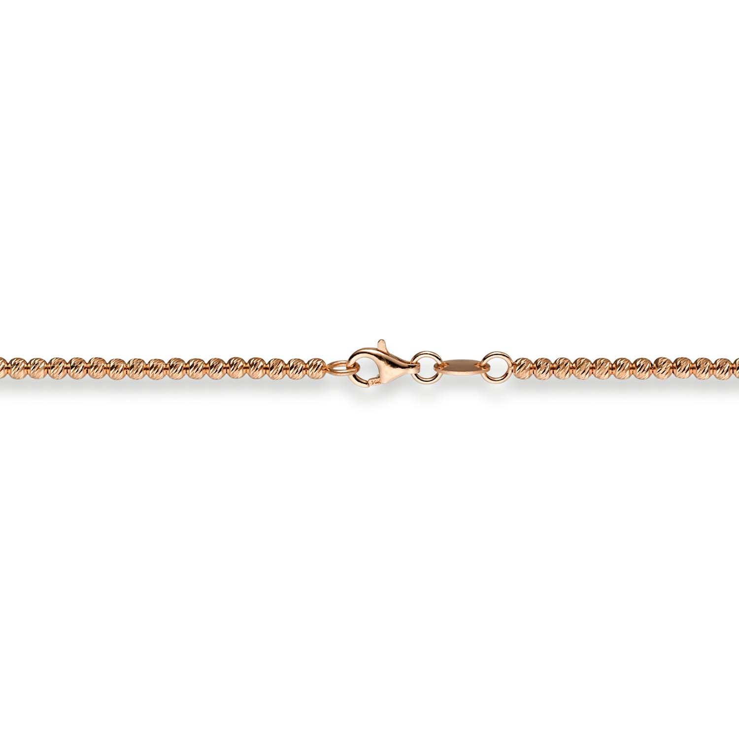 Armband Roségold 585/000 mit Glitzerkügelchen