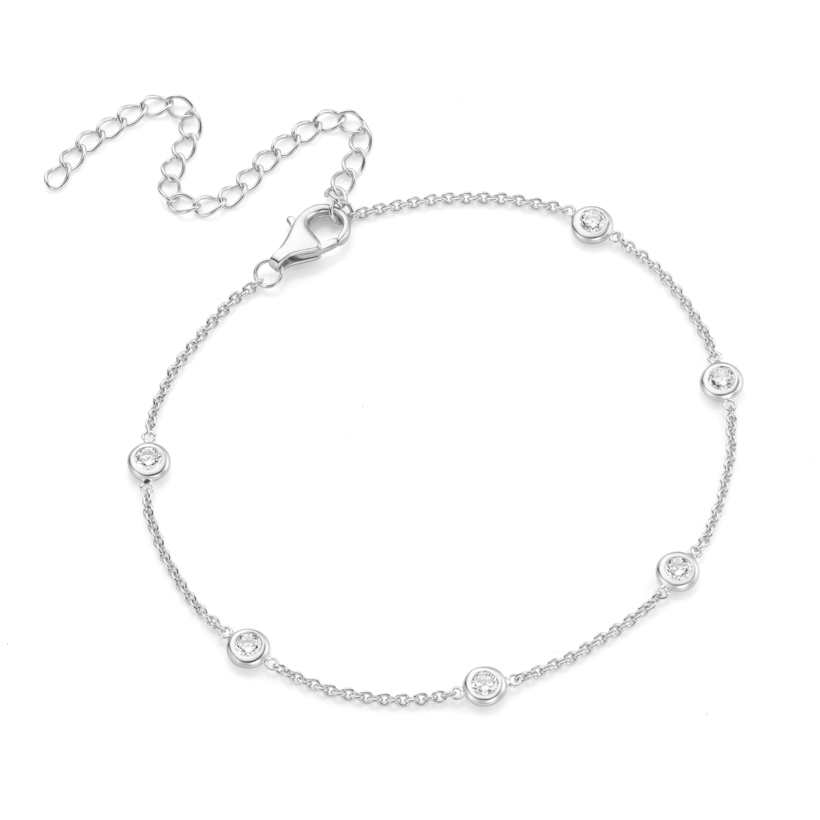 Fußkettchen Silber