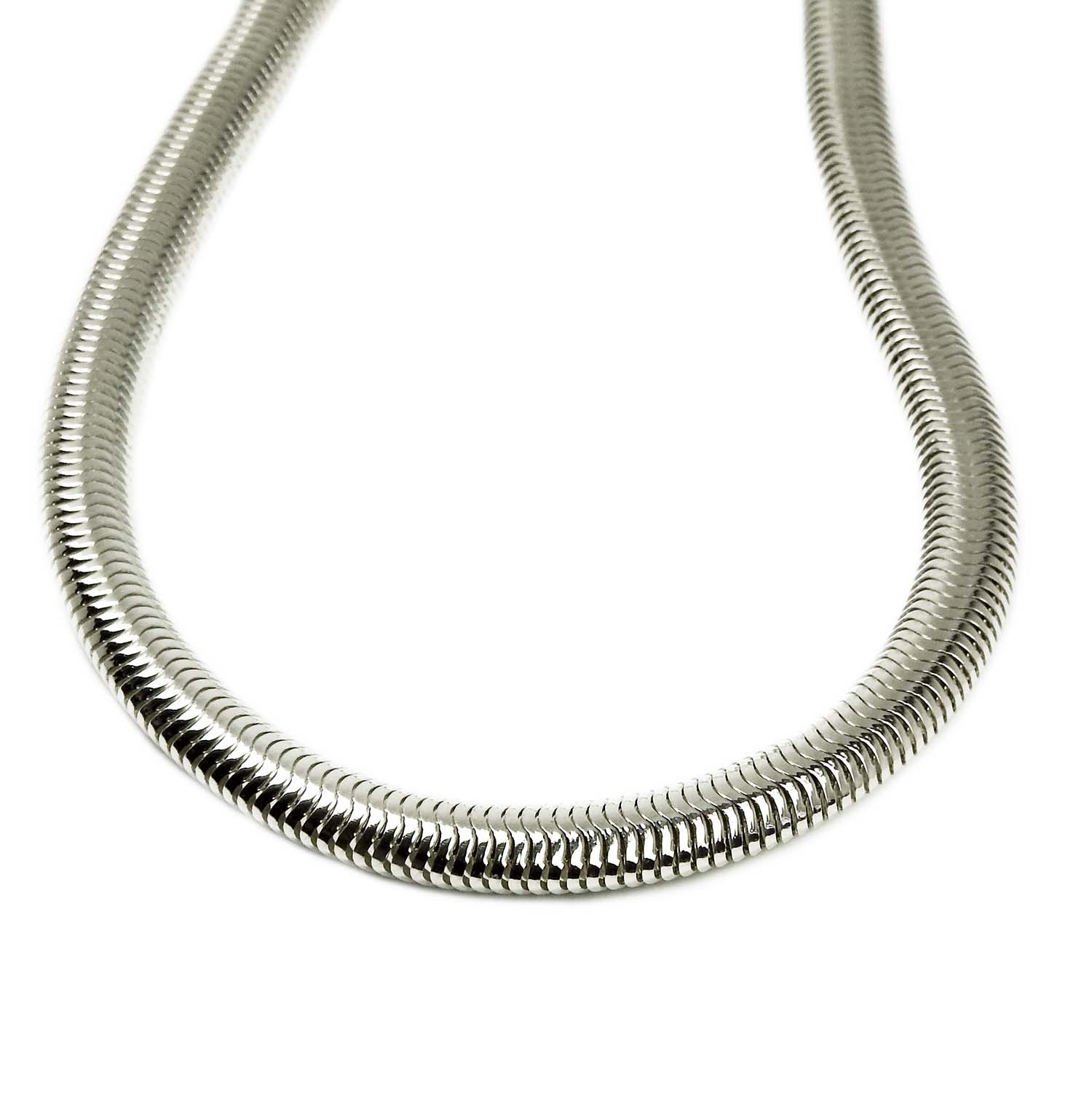 Massive Schlangenkette Silber