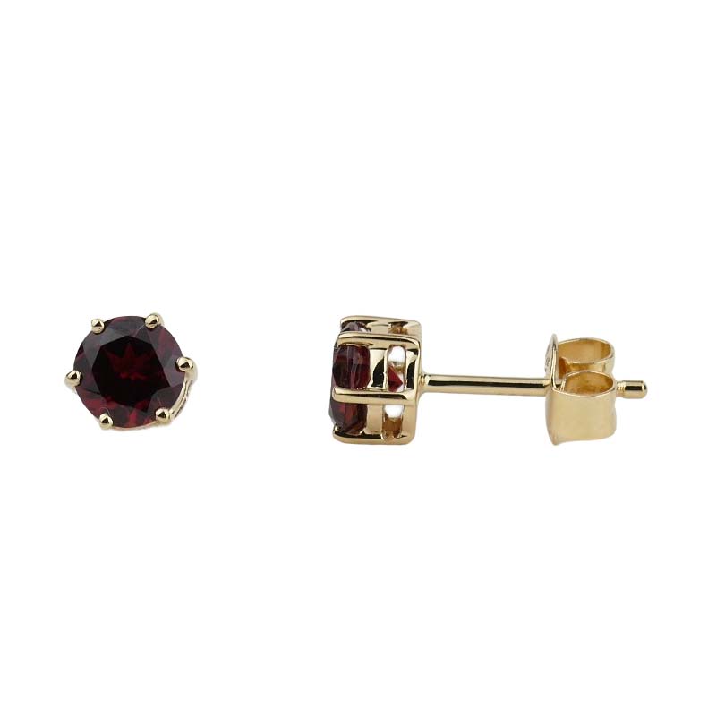 Granatohrstecker Gelbgold 585/000 Granatohrstecker Gelbgold 585/000