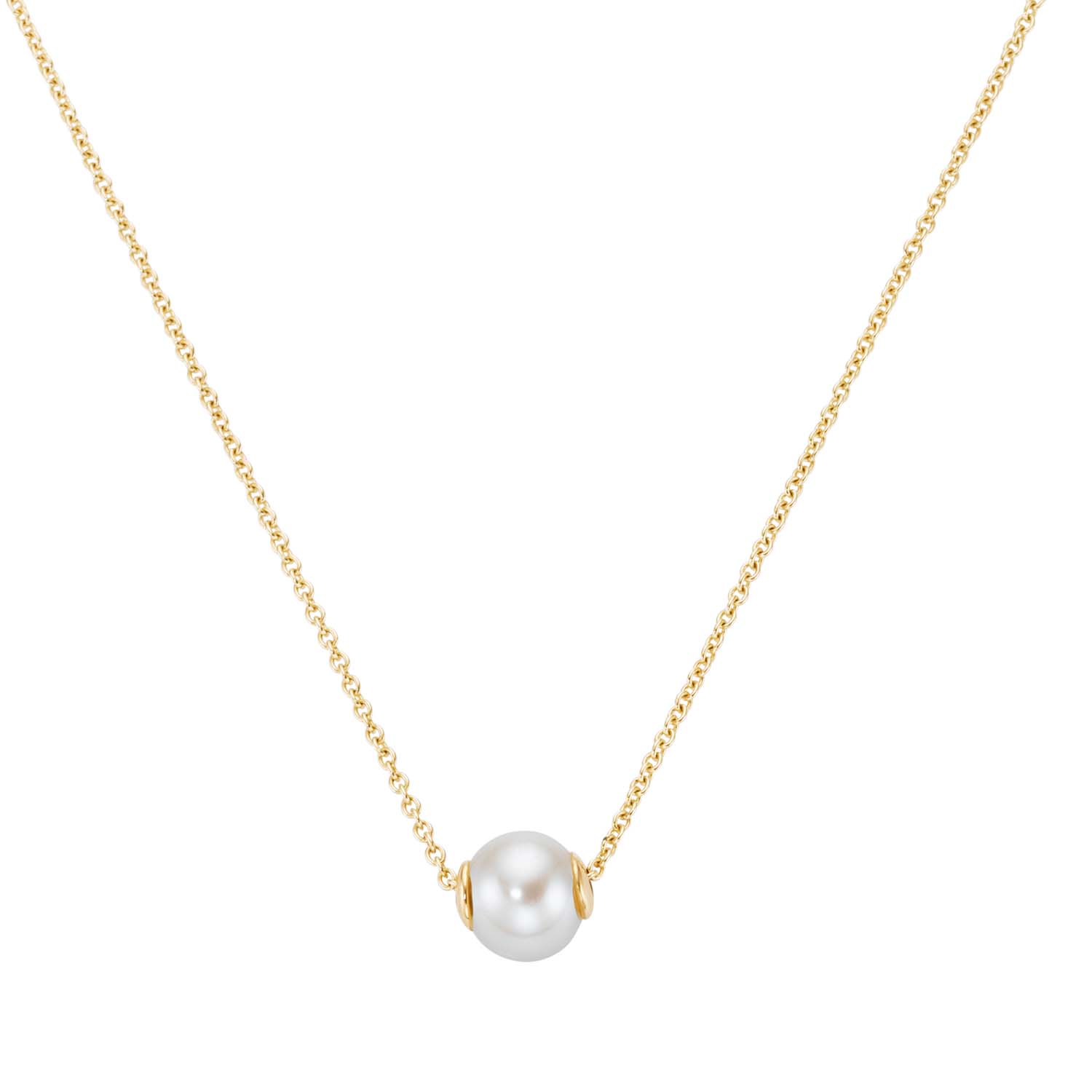 Halskette Gelbgold 585/000 mit Süßwasserperle Halskette Gelbgold 585/000 mit Süßwasserperle