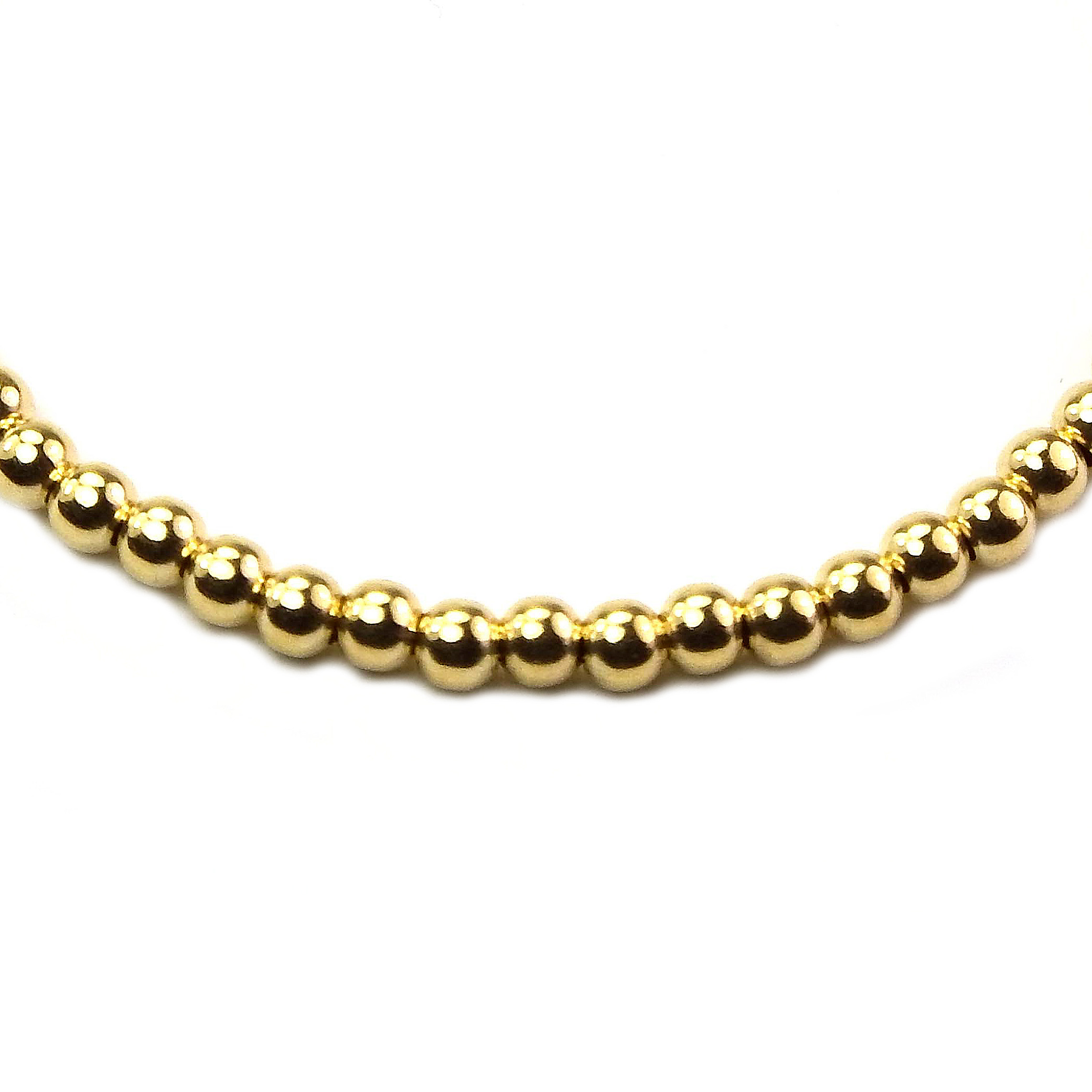 75506-45 Kette Gelbgold 585/000 Kugelkette