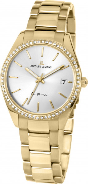 Jacques Lemans Damenuhr La Passion mit Swarovski-Steinen
