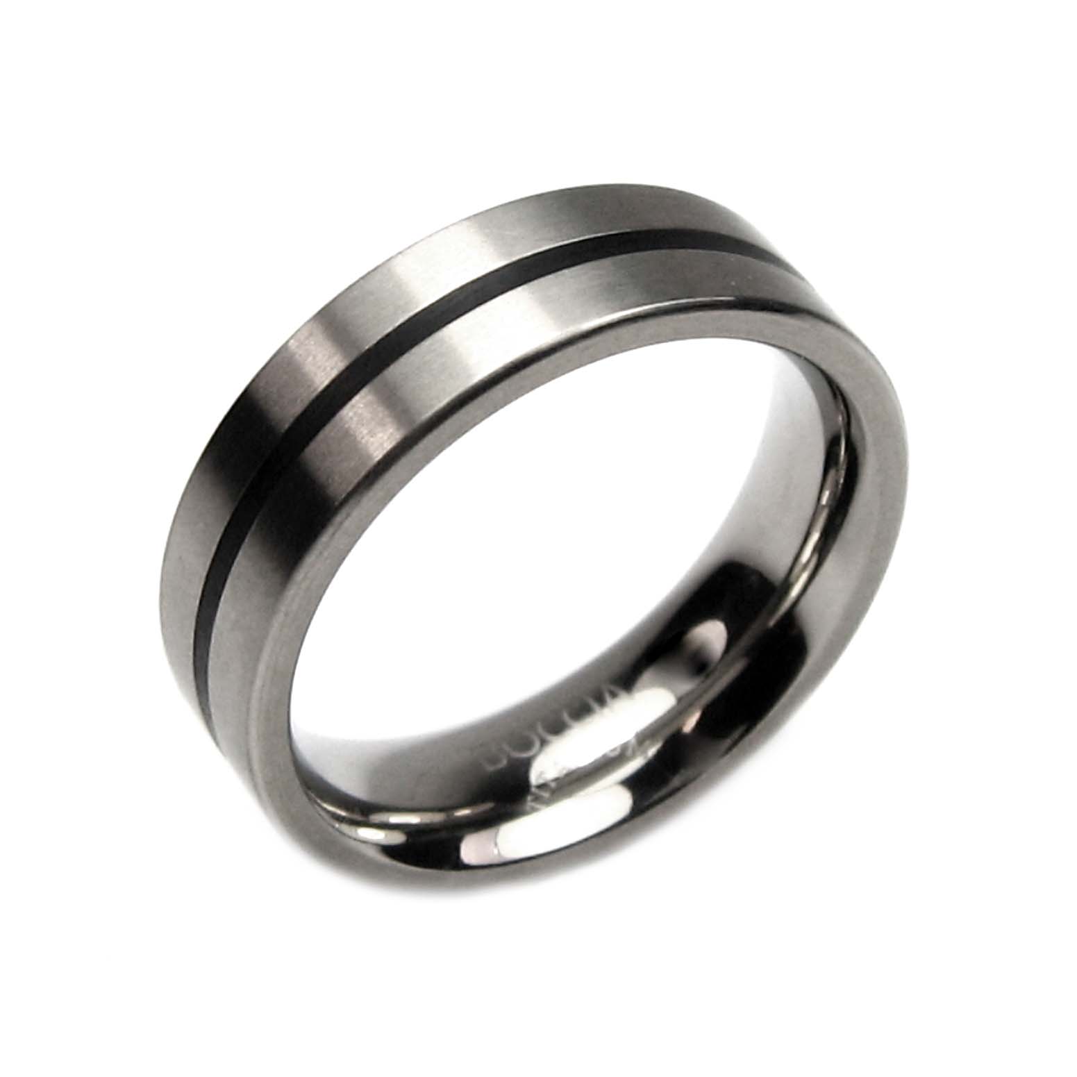 Boccia Ring Titan mit Kaltemail unisex Partnerring Trauring