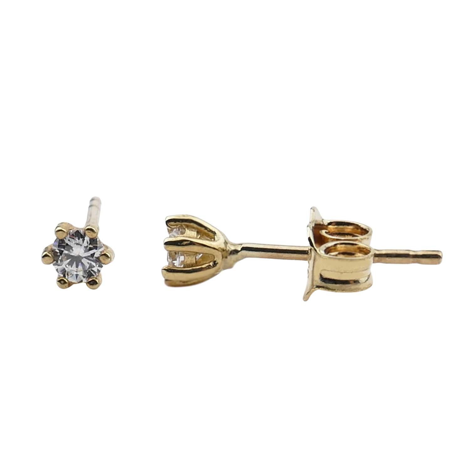 Brillantohrstecker Gelbgold 585/000 Brillantohrstecker Gelbgold 585/000