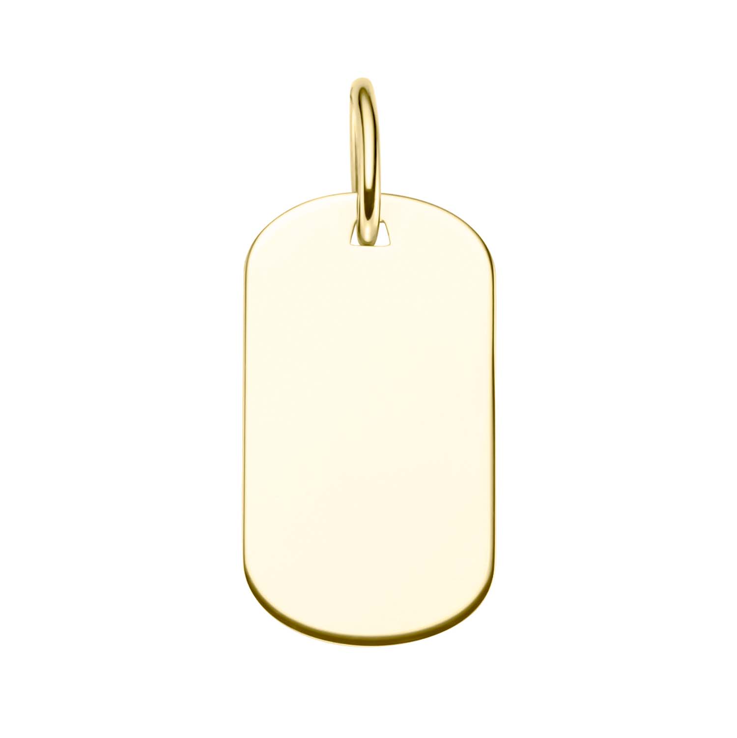 Gravurplatte Gelbgold 585/000 Gravurplatte Gelbgold 585/000