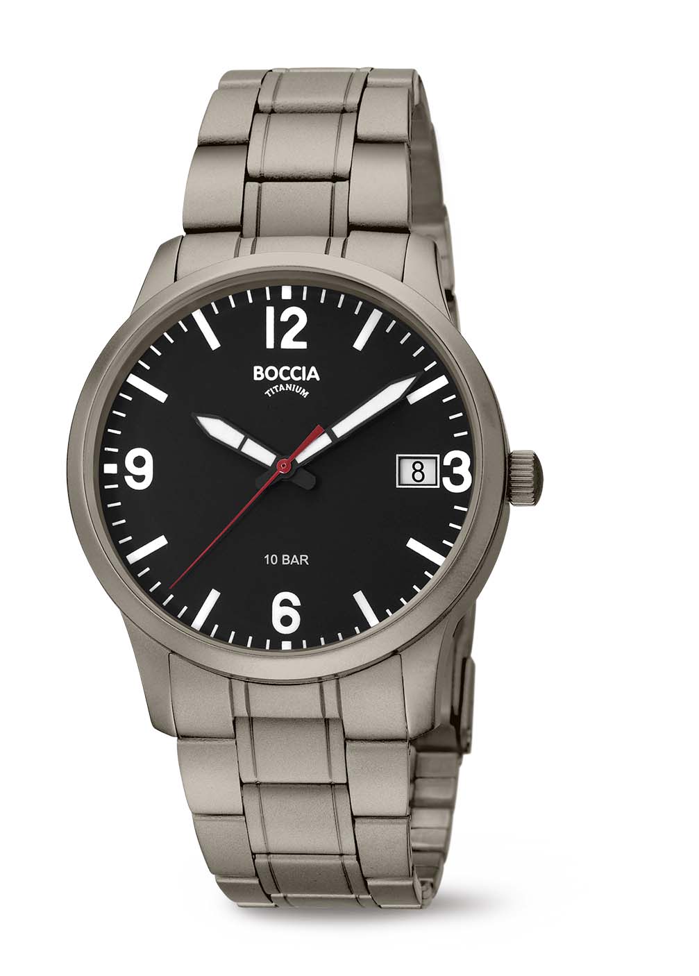 Boccia Titanium nickelfreie Herrenuhr