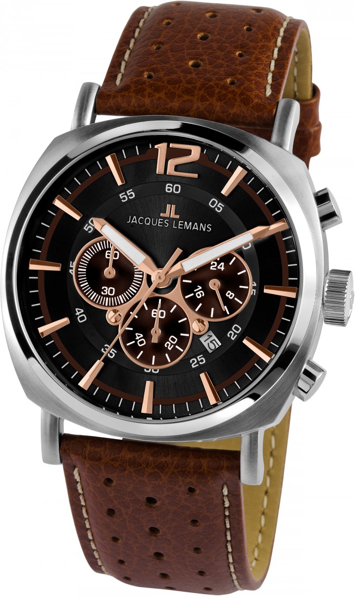 Jacques Lemans Herrenuhr Chronograph