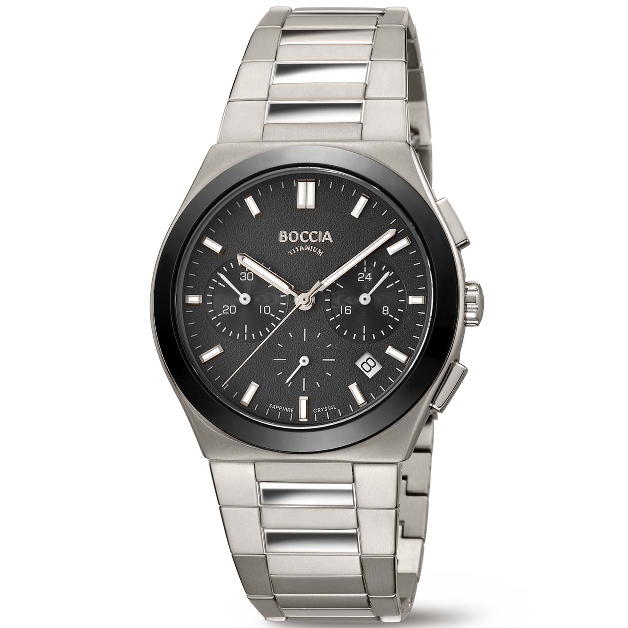 Boccia Chronograph Titan mit Keramik Boccia Chronograph Titan mit Keramik