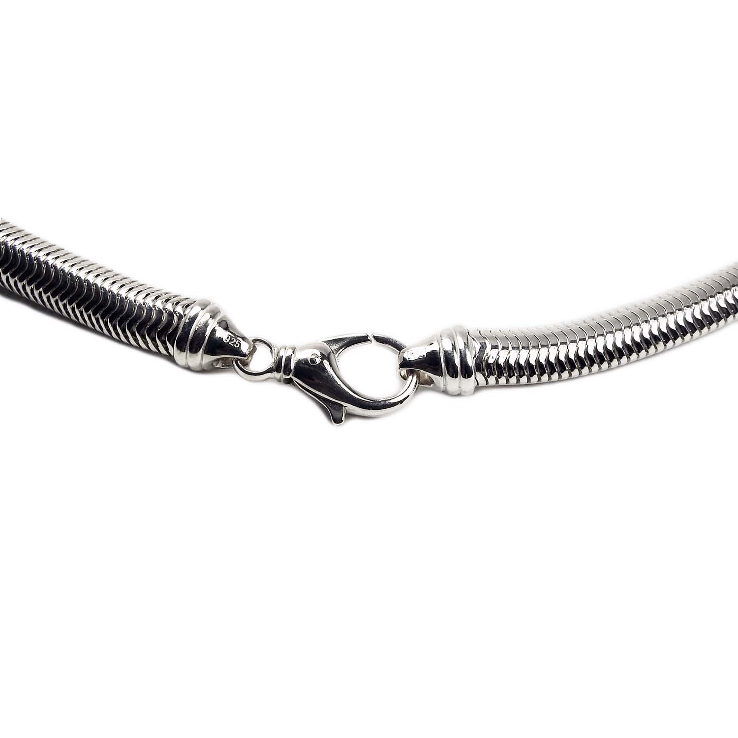 Massive Schlangenkette Silber