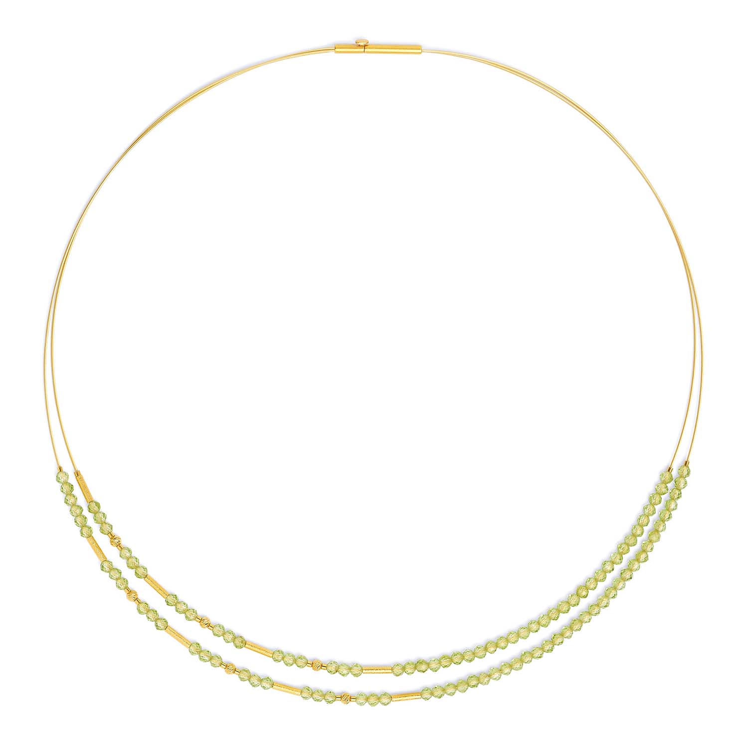 Bernd Wolf Collier Clinifee mit Peridot Bernd Wolf Collier Clinifee mit Peridot