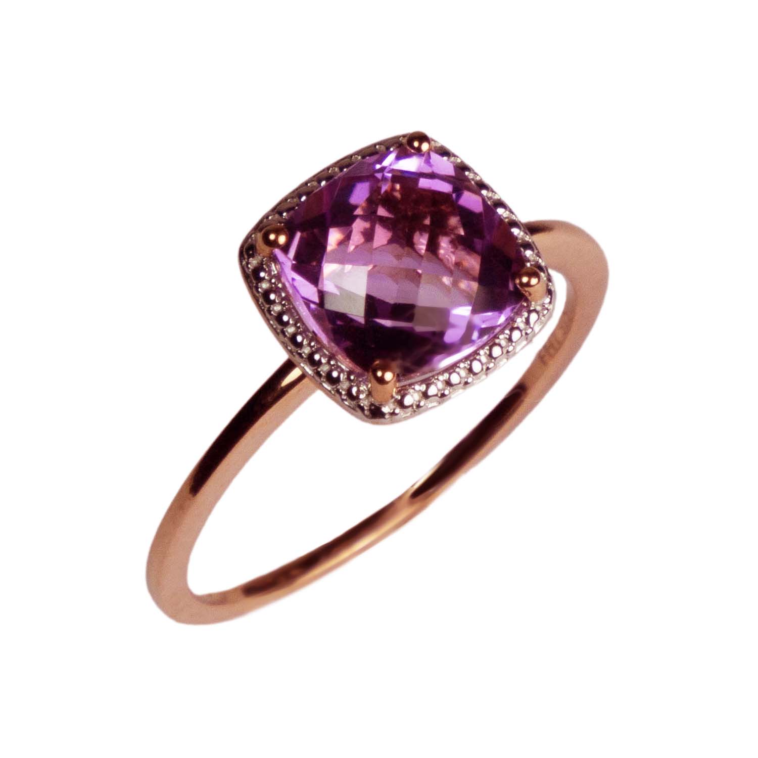 Amethystring Roségold 375/000