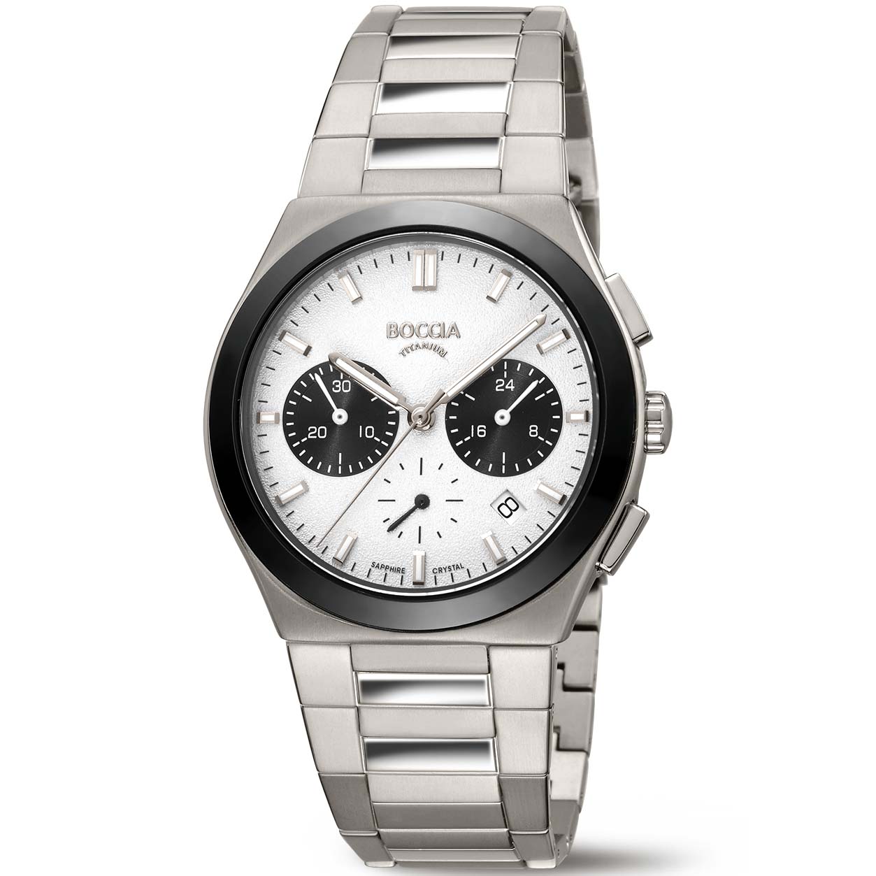 Boccia Chronograph Titan mit Keramik Boccia Chronograph Titan mit Keramik
