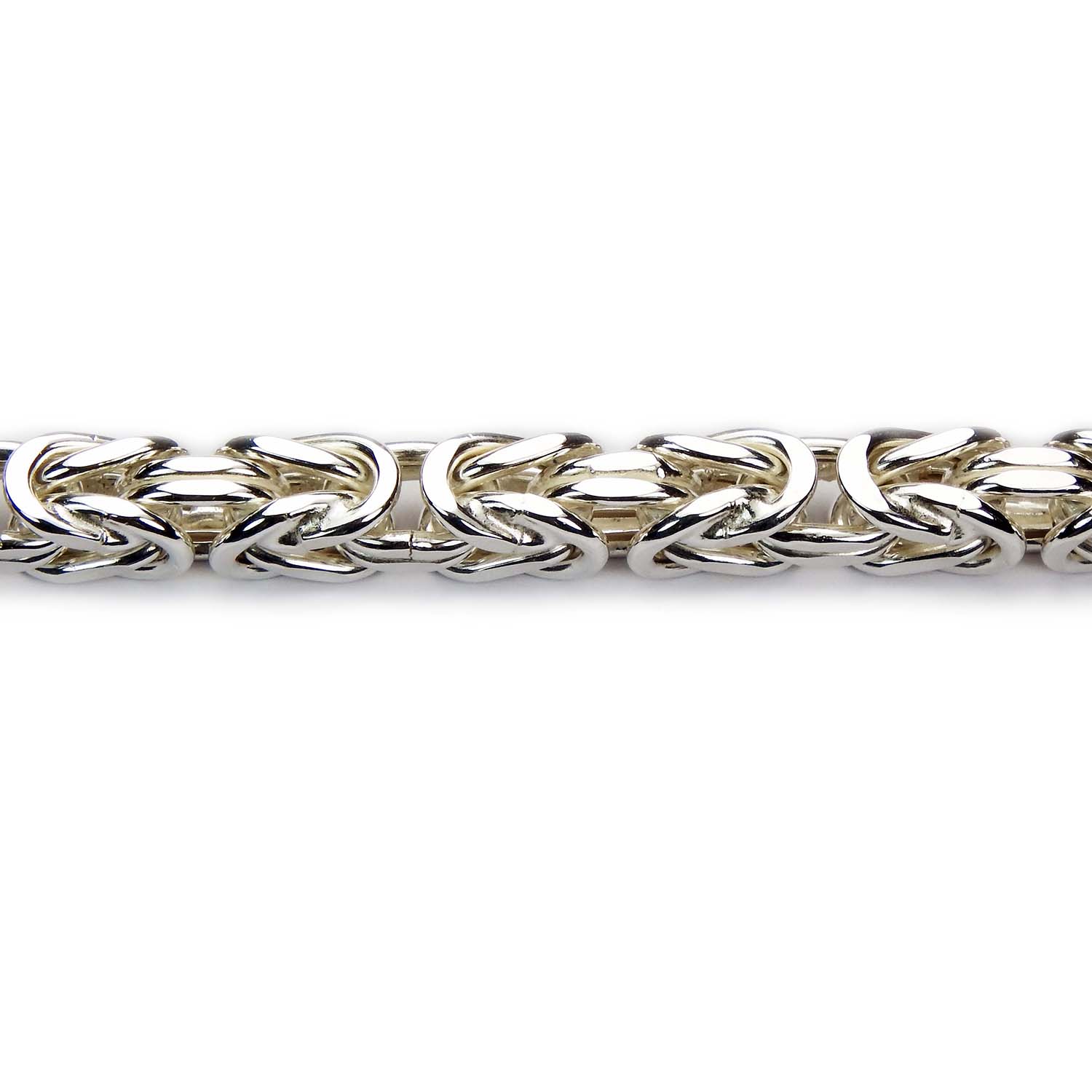 Massives Königsketten-Armband Silber