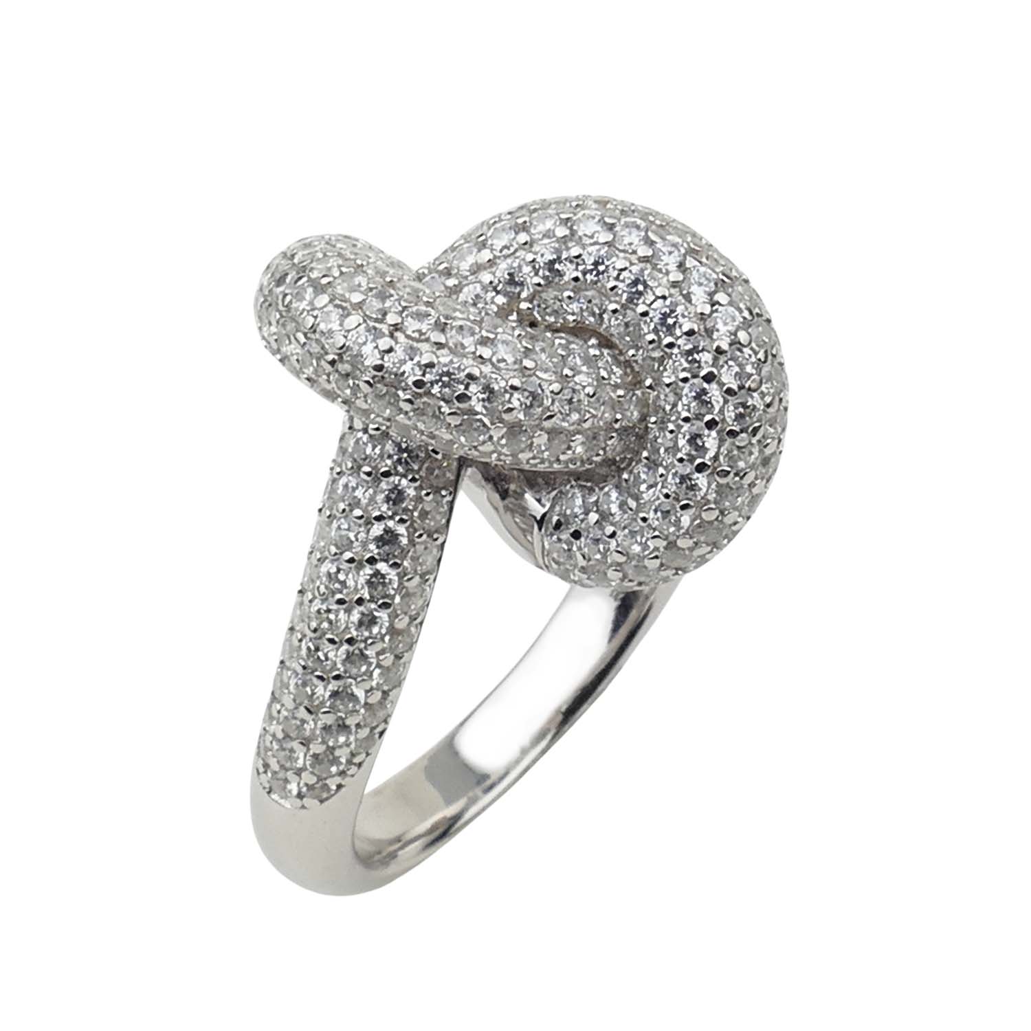 Ratius Damenring Silber mit Zirkonia