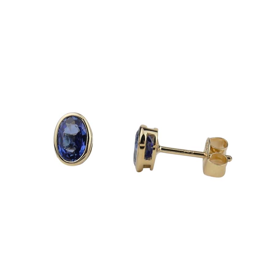 Safirohrstecker Gelbgold 585/000 Safirohrstecker Gelbgold 585/000