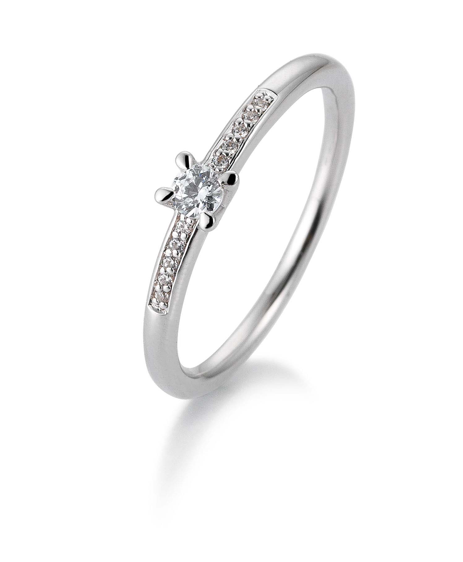 Saint Maurice Verlobungsring Weißgold 585/000 Brillanten