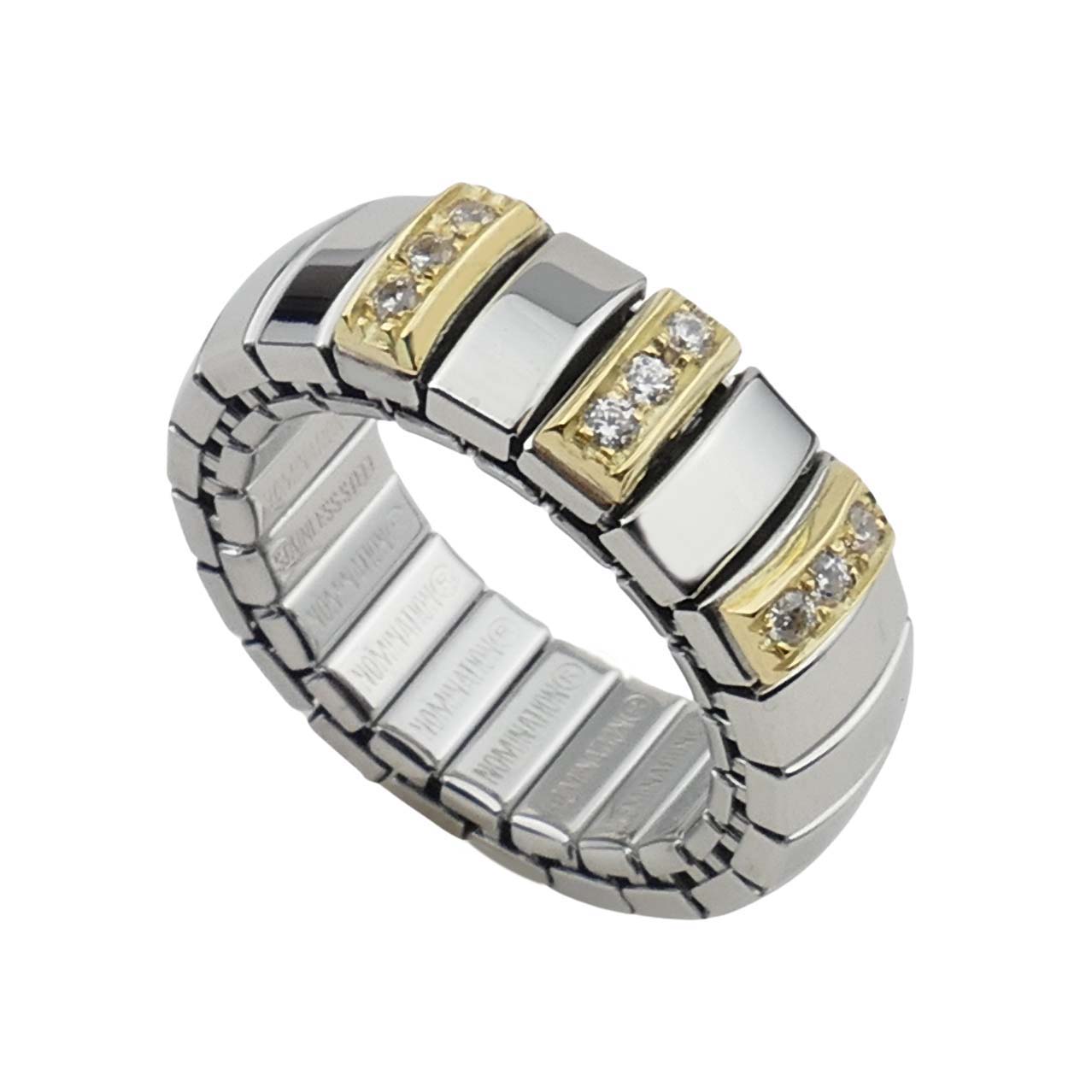 Nomination Stretchring mit Zirkonia Edelstahl Gold 750/000 Nomination Stretchring mit Zirkonia Edelstahl Gold 750/000