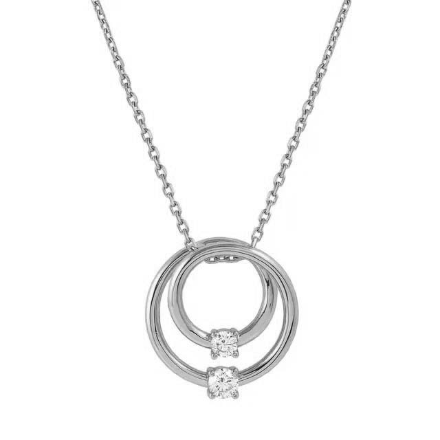 Nomination Halskette Cosmiclove Silber mit Zirkonia