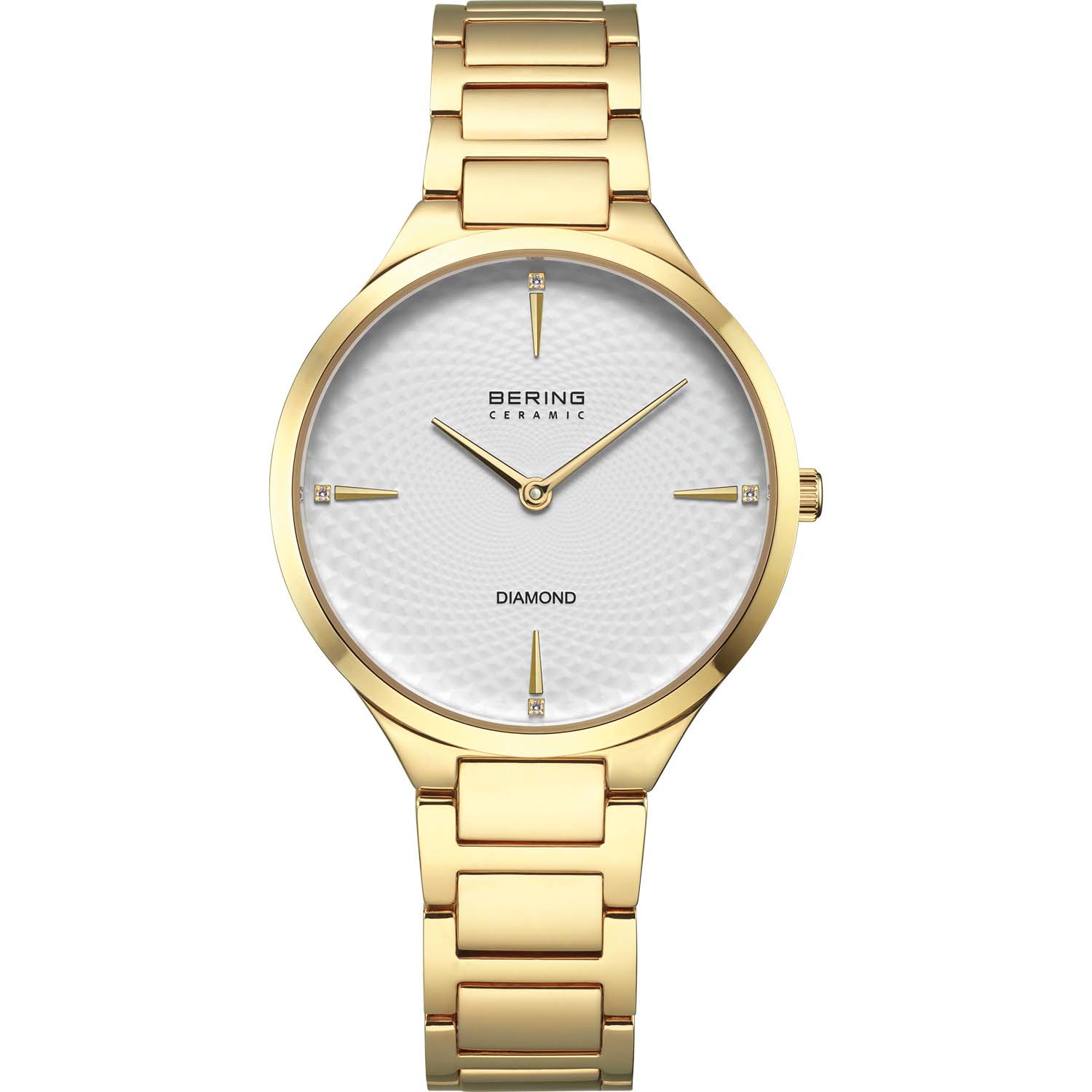 Bering Damenuhr mit Diamant