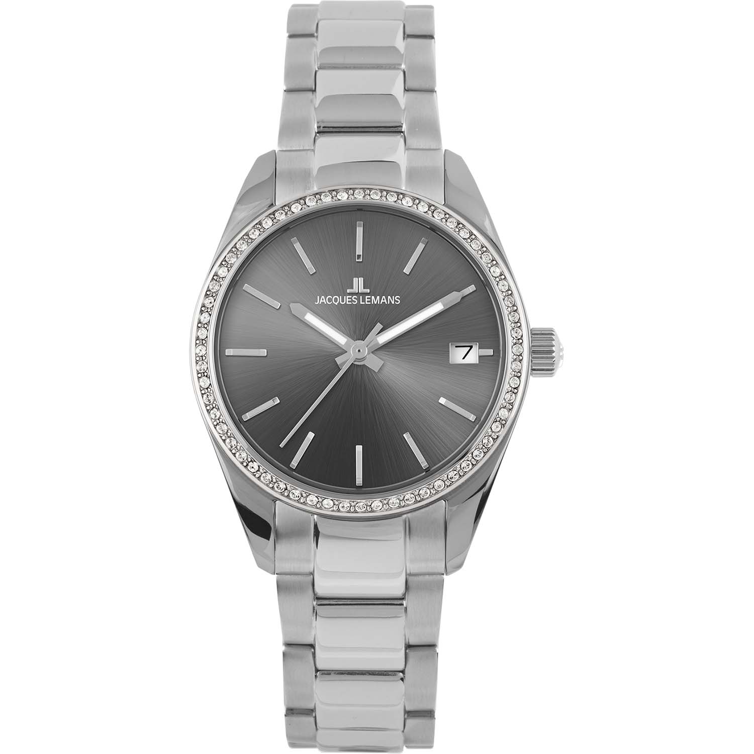 Jacques Lemans Damenuhr Derby mit Swarovski-Kristallen