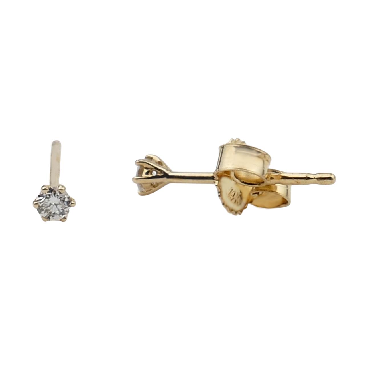 Brillantohrstecker Gelbgold 585/000 Brillantohrstecker Gelbgold 585/000
