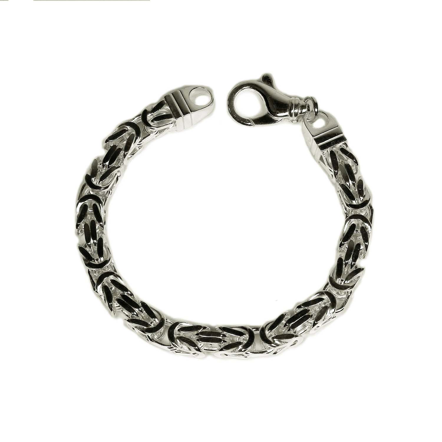 Massives Königsketten-Armband Silber