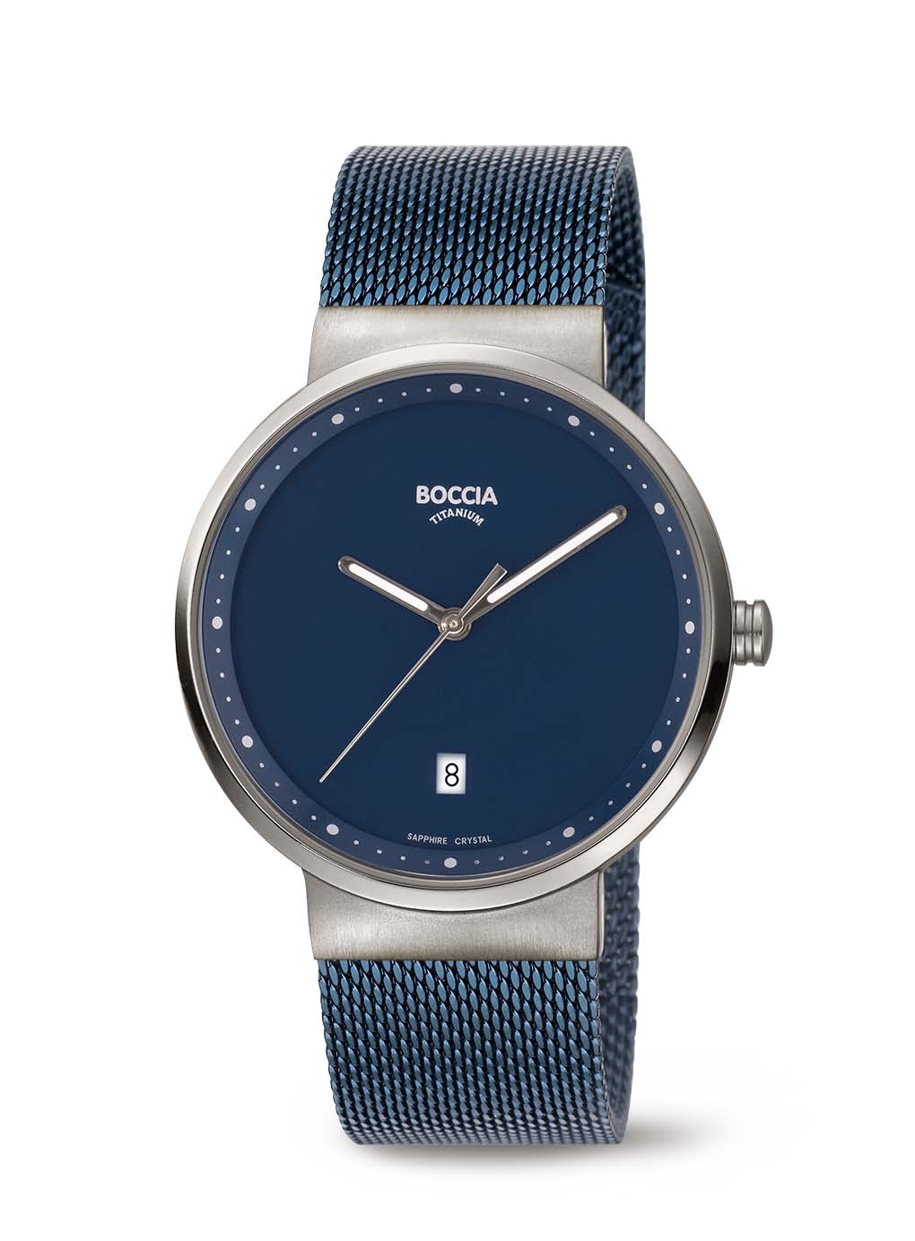 Boccia Herrenuhr Quartz Titan und Edelstahl