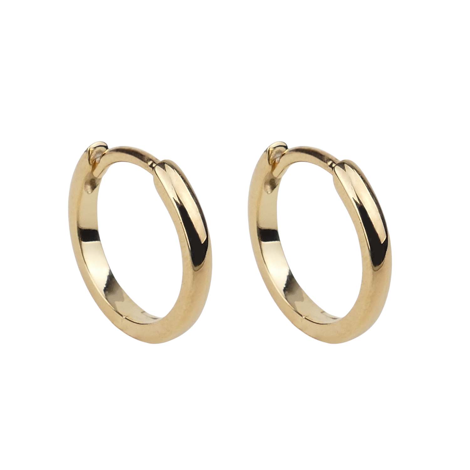 Ratius Creolen aus goldplattiertem Silber