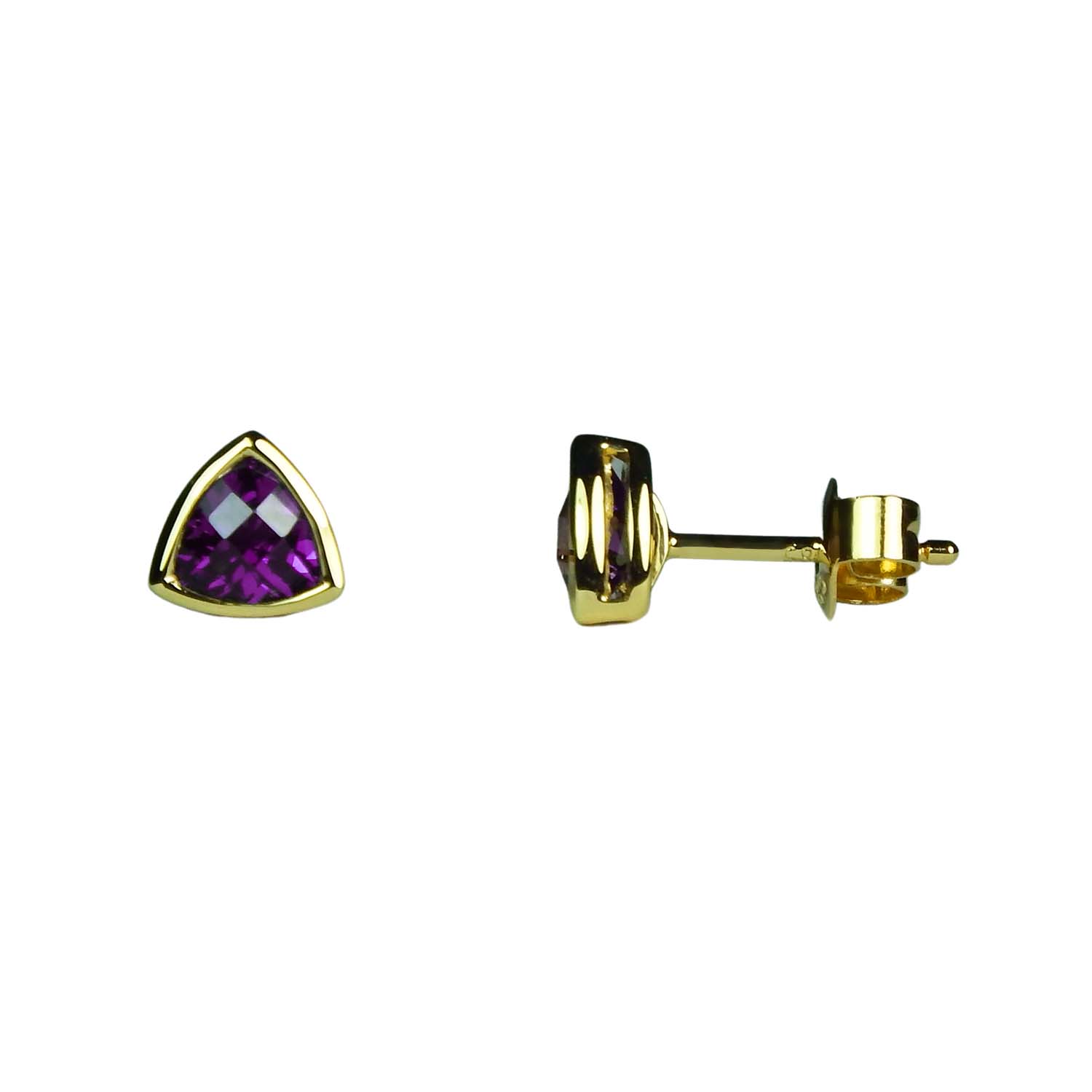 32803-1 Amethystohrstecker Gold 585/000 Ohrringe mit Amethyst