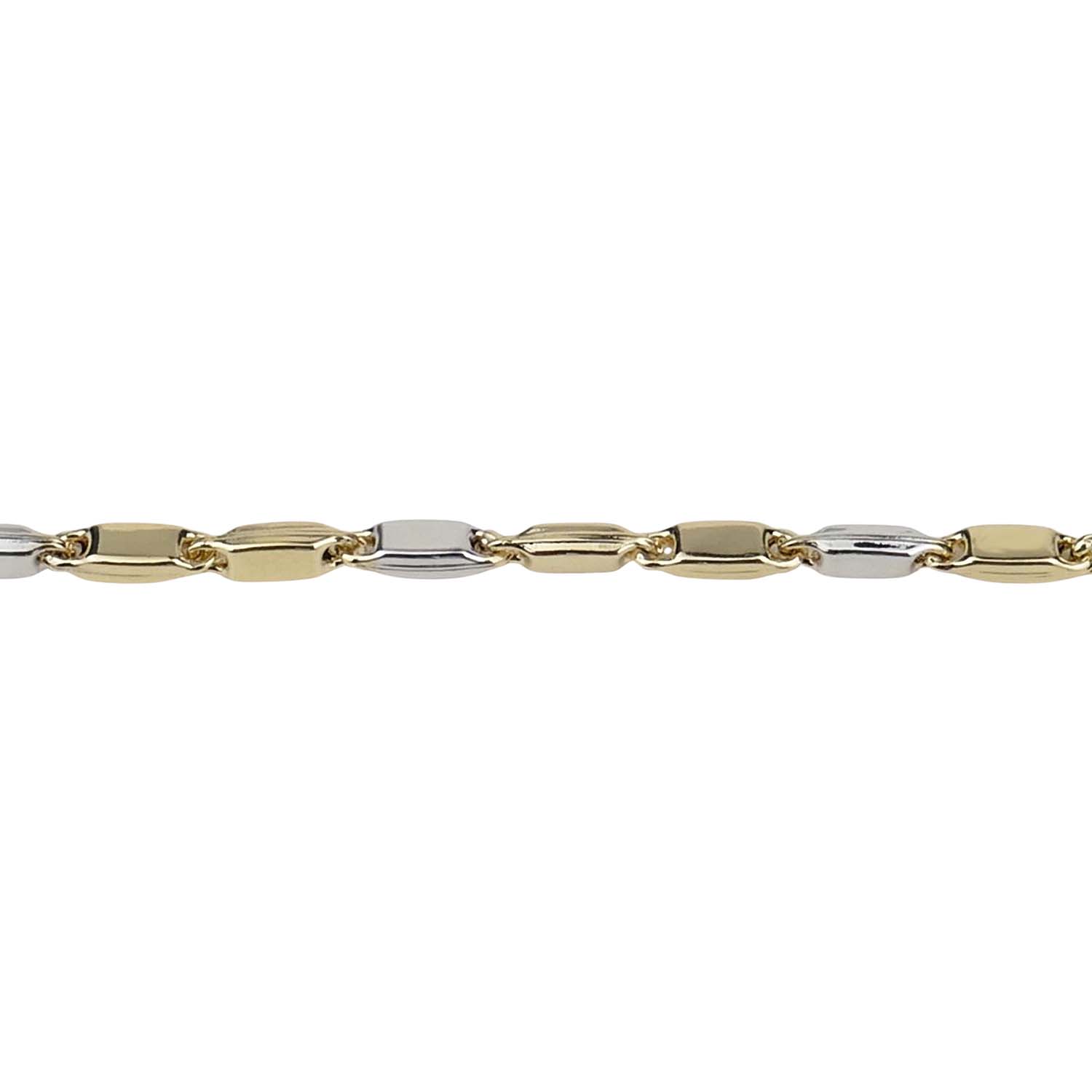 Armband Gelbgold und Weißgold 585/000 Armband Gelbgold und Weißgold 585/000