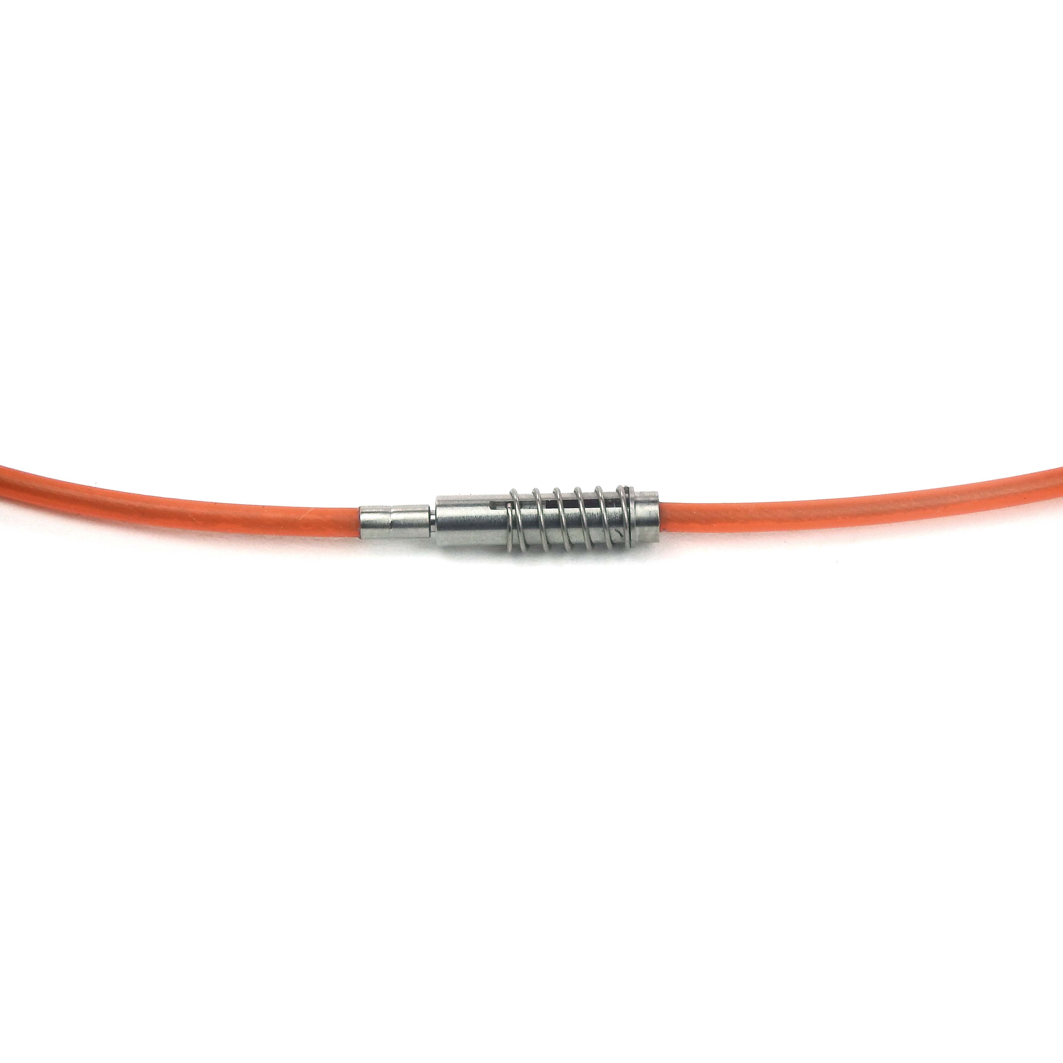 324955 Bunz-Schnur orange Silikon