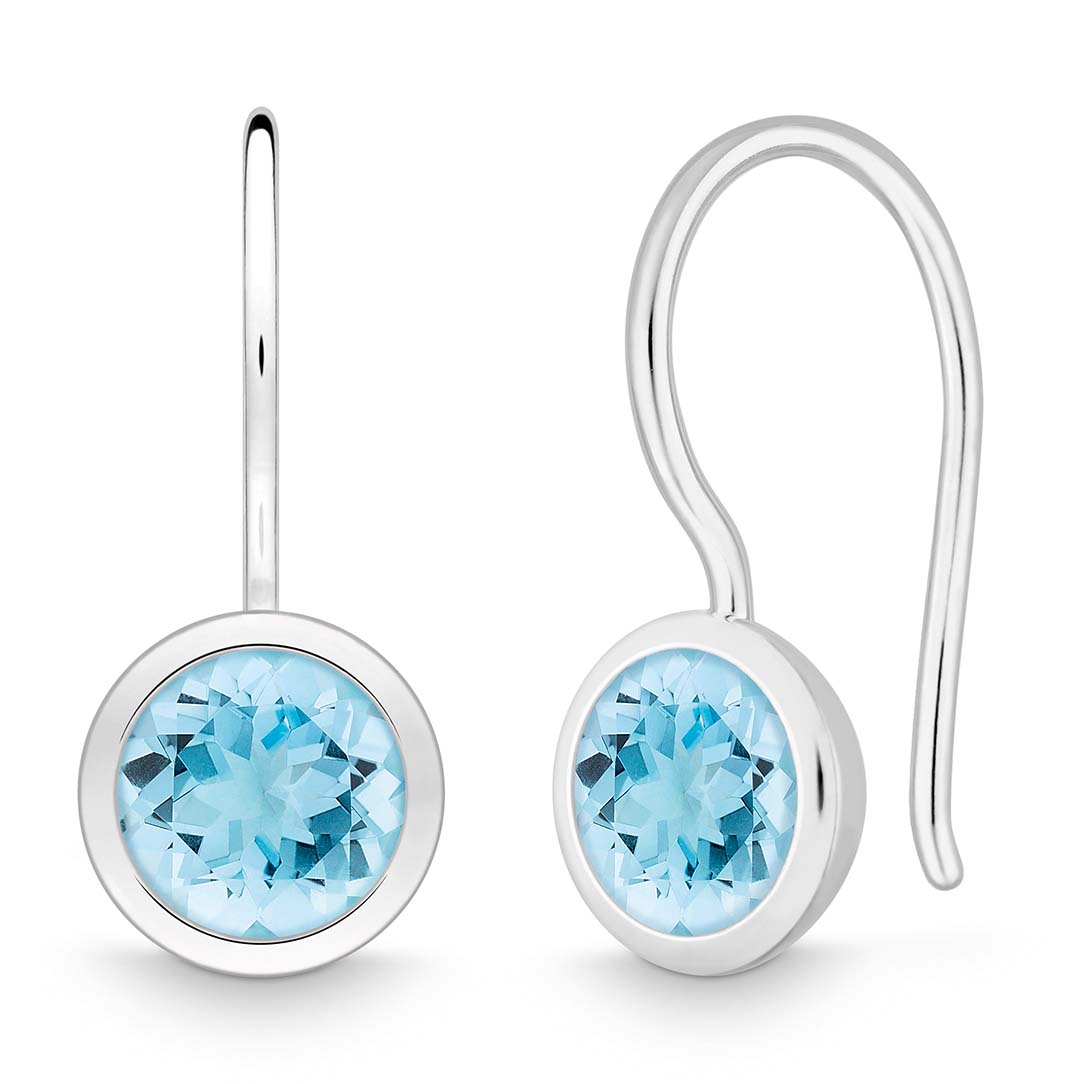 035809958 Quinn Ohrhänger Sterlingsilber mit Blautopas