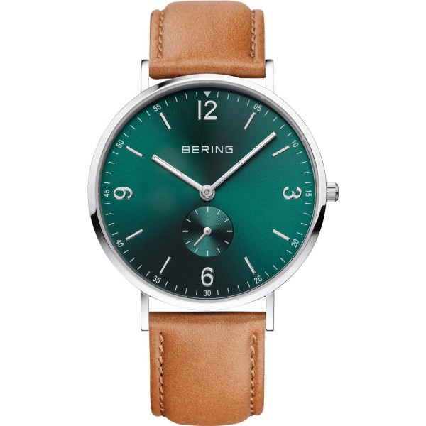 Bering Herrenuhr mit deutlichem Zifferblatt